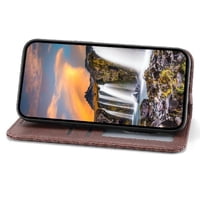 Funda Flip Foxdock Para Iphone 14 Pro Max , Estilo Billetera Con Diseño Rombo, Correa De Mano Y Soporte, Uso Diario