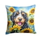 thumbnail image 1 of Cojín Sunflowers Bernedoodle, 1 of 6