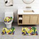 thumbnail image 2 of El Show de Quick Draw McGraw Juego de 3 alfombras de baño de coral fleece: tapete de baño + alfombra de inodoro en forma de U + funda de tapa de inodoro en forma de O, 2 of 6
