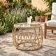 thumbnail image 1 of Mesa de centro exterior boho de ratán Ysar de Furniture of America, 1 of 9