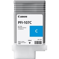 Tanque De Tinta Canon Pfi-107C 130 Ml Cian Para Imageprograf Ipf670
