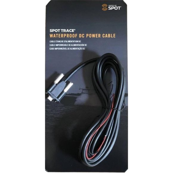 Cable de alimentación DC impermeable para seguimiento satelital SPOT Trace