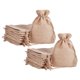 thumbnail image 2 of 20 Bolsas De Regalo Con Cordón De Arpillera, Bolsa De Tela De Lino Para Navidad, Recuerdo De Fiesta De Boda, 2 of 5