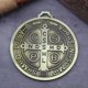 thumbnail image 2 of Medalla de san benito 12.7 cm amuleto metalico medallon, 2 of 5
