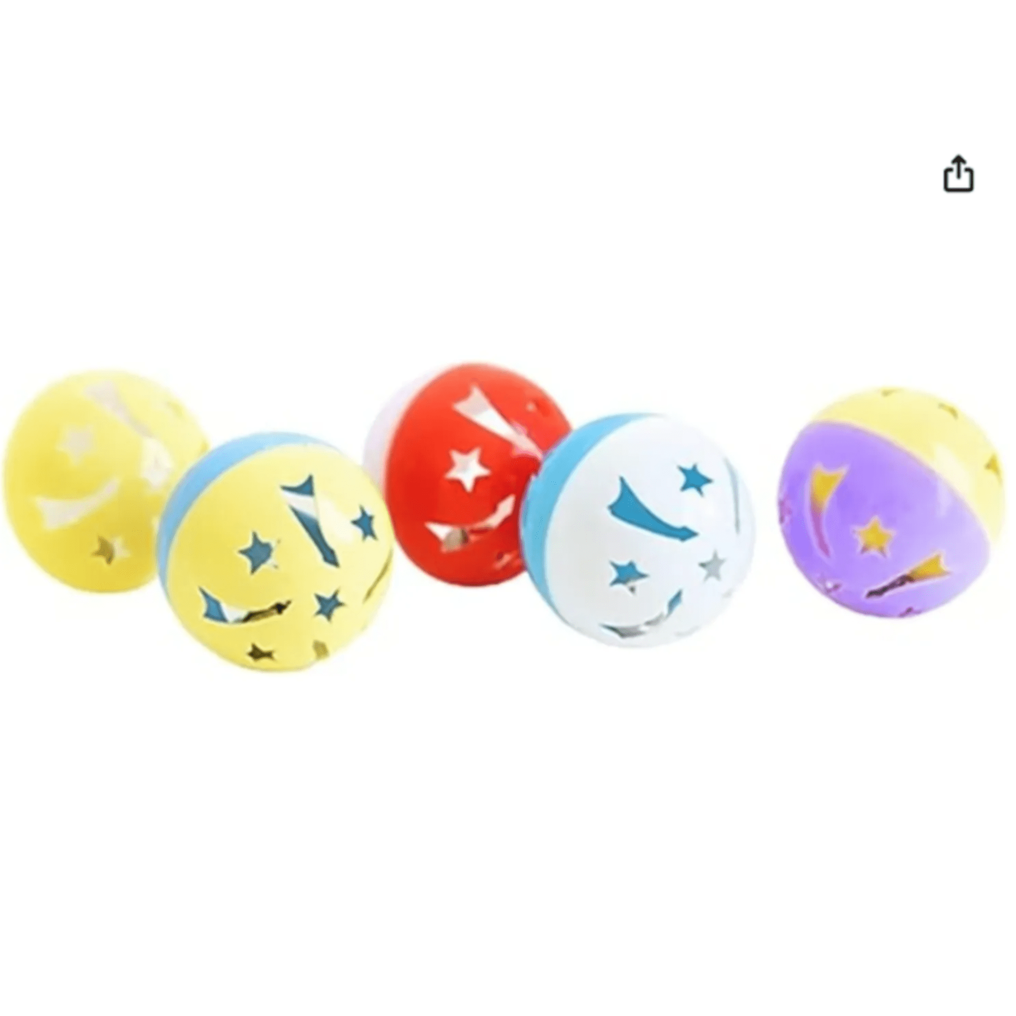 Juguete Para Gatos Pelota Set 4 Unidades