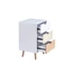 thumbnail image 2 of Velador Moderno Eame 3 Niveles Blanco y Madera, 2 of 5