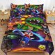 thumbnail image 1 of Super Mario Duvet Cover Set 3 Piece Bedding Set Double Sided Printing Decorative Comforter Cover Set, 1 of 5