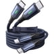 thumbnail image 1 of Cable USB C a USB C INIU de 240 W, carga rápida, 2 m, azul, 1 of 8