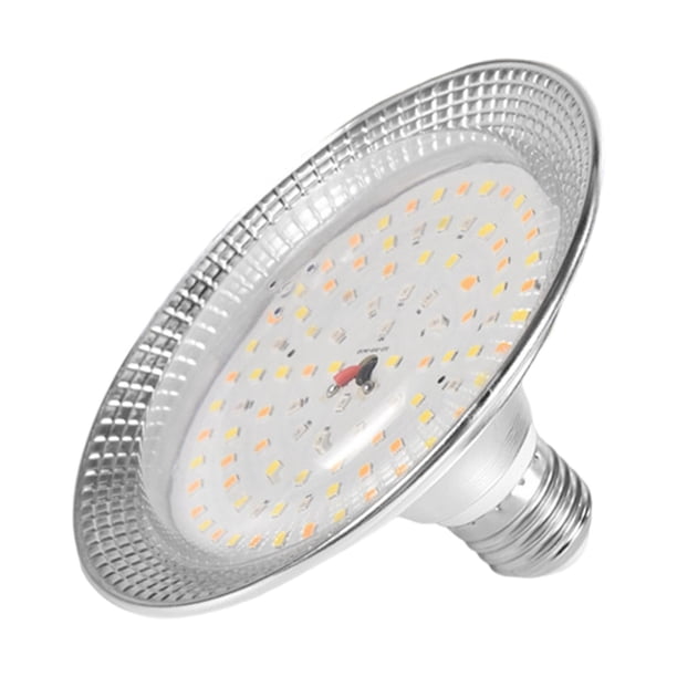 Bombilla de crecimiento de plantas de 18 W, base E27, 13 x 8,5 cm, para plantas de interior, accesorio de fácil instalación, versátil y resistente con Espectro de 4000K