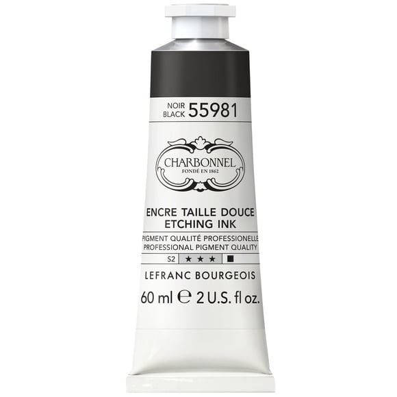 Tinta para grabado Lefranc Bourgeois Charbonnel 60 ml negra