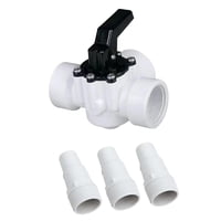 Magideal - Reemplazo De Válvula Desviadora De Tres Vías 1 1/2"" Durable Fácil De Instalar Conexión De Mangueras De Piscina Válvula Desviadora De Piscina Para Pisc