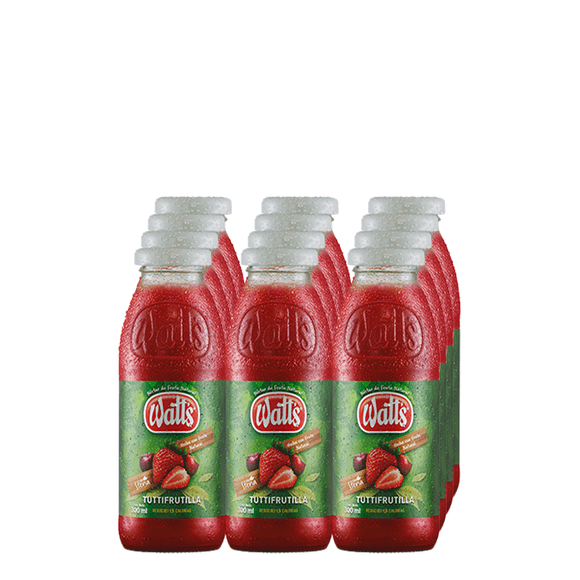 Pack 12 Néctar Watt's Tuttifrutilla 300cc