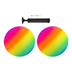 Bothyi - Pelotas Saltarinas Inflables De 8 Pulgadas Para Juegos, Patio Interior, 2 Uds.