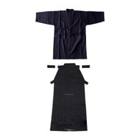 Magideal - Conjunto De Kendo Hakama, Traje De Kendo Japonés, Traje De Aikido Samurai, Ropa De Entrenamiento, Traje De Artes Marciales Hecho De Poliéster Para Adu 160 Cm