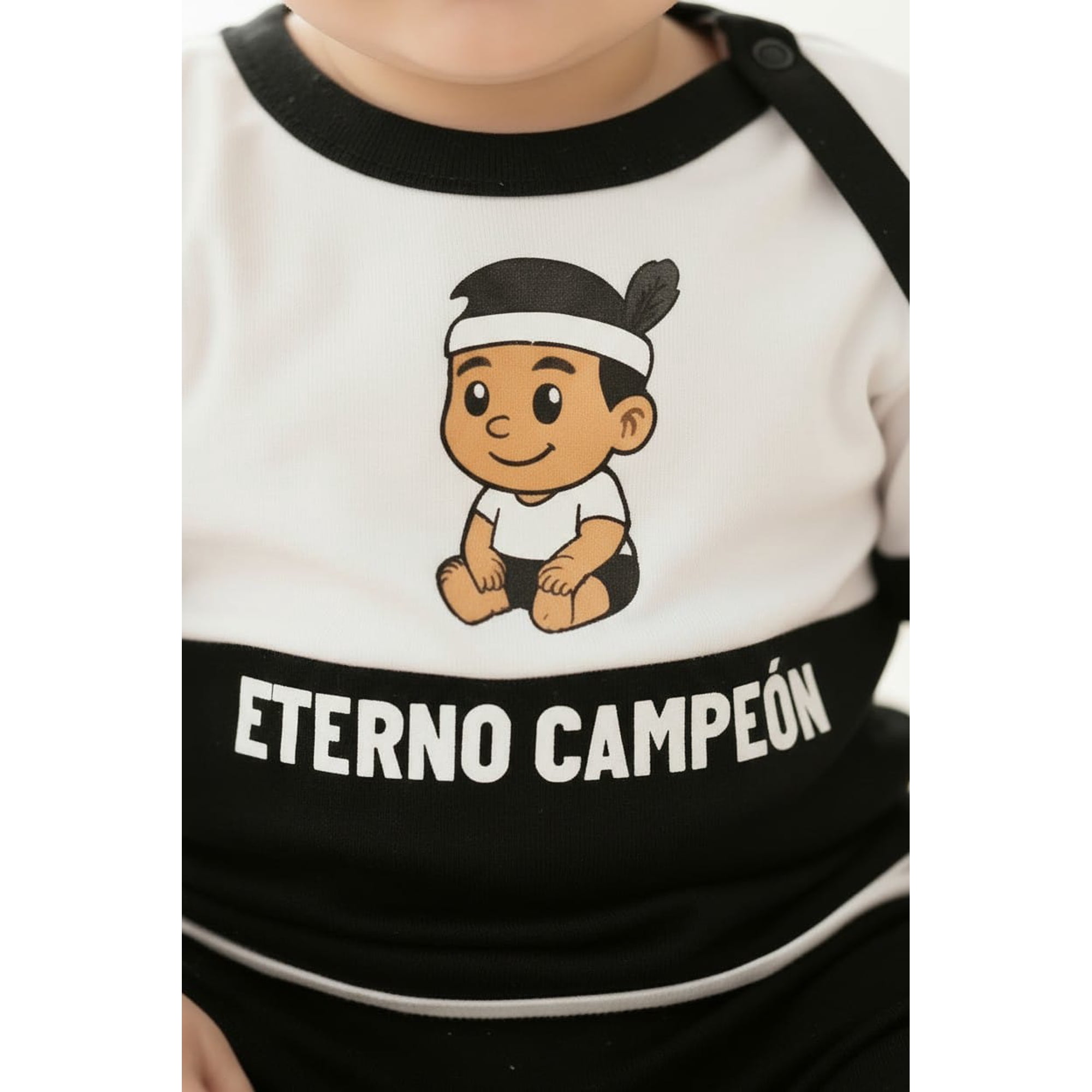 Genérico - Polera Colo Colo Bebé Bicolor Producto Oficial