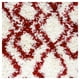 thumbnail image 2 of Alfombra Shaggy Anat1 160x230 Blanco-Rojo, 2 of 3