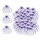 thumbnail image 5 of 100 Bolsas De Malla Con Cordón Para Jardín, Bolsas De Protección Para Frutas, 10 Cm X 12 Cm, Color Morado, 5 of 5