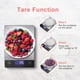 thumbnail image 5 of Báscula para alimentos CROWNFUL recargable de acero inoxidable 304 de 15 kg, 5 of 8
