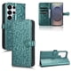 thumbnail image 1 of Funda Cartera Lunares Samsung Galaxy S26 Ultra con Tarjetero, Correa y Soporte Verde, 1 of 6