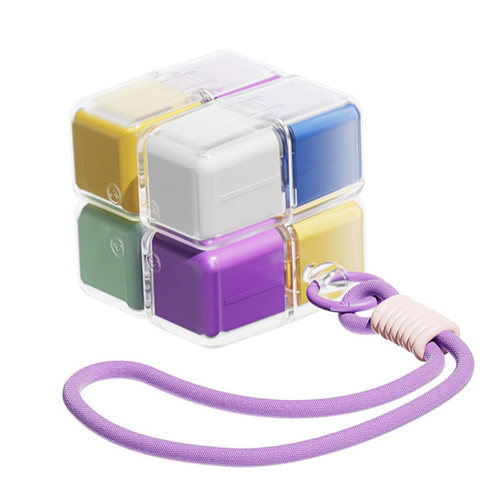 Ioensy - Pastillero Para Viajar, Versátil Estuche Para Medicamentos, Para Bolso, Mochila, Viaje, Multiusos