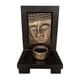 thumbnail image 4 of 1Pcs Buddha Face Candelabro Exquisito Realista Para Oficina Hogar Yoga Club Bronce, 4 of 5