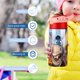 thumbnail image 5 of El Cachorro León 2Botella de Agua con Tapa Pop Top de Un Toque, Acero Inoxidable, a Prueba de Fugas, para Deportes, Botella Infantil rosa 12 oz, 5 of 6