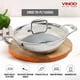 thumbnail image 4 of Kadai Vinod Platinum 24 cm 3,3 L Acero Inoxidable, 4 of 8