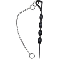 Xusx111 - Cadenas De Lluvia De Hierro Recubierto En Polvo Negro / Cobre Cadenas De Lluvia Recubiertas En Polvo De Hierro De Anclaje, Accesorios Del Sistema De Captura De Lluvia De Ajuste Universal