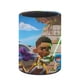 thumbnail image 3 of Aventuras de Jóvenes Jedi-theme Cylinder Pen Holder Pencil Organizer with Flannel Lining PVC Leather Material Cardboard Base for study work 10*8CM, 3 of 6