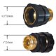 thumbnail image 2 of Conector rápido para manguera de jardín Hourleey de 3/4 pulgadas, 8 juegos, 2 of 7