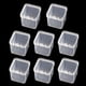 thumbnail image 1 of 8 cajas de plástico transparente para guardar cuentas, organizadores de cajones con tapa para tarjetas de cuentas y otros accesorios de manualidades., 1 of 5