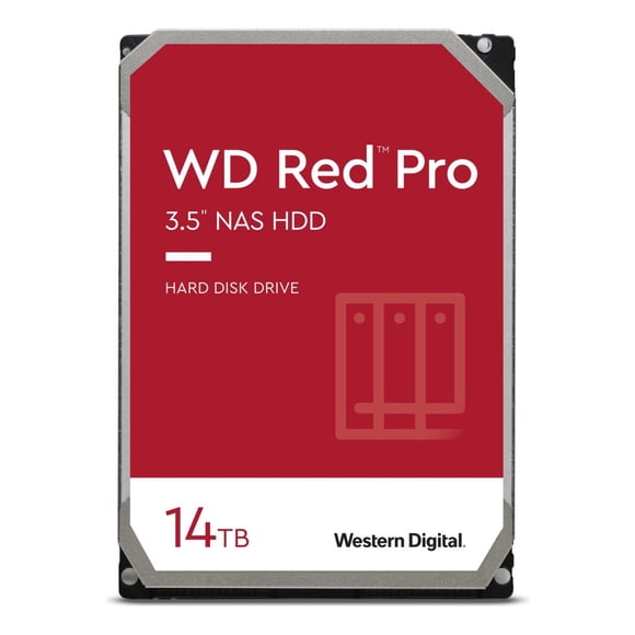 Disco Duro Interno WD Red Pro NAS 14TB 3.5" rojo