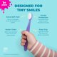 thumbnail image 2 of RADIUS Tiny Totz Toothbrush, cepillo dental para niños de 1 año, 2 of 3