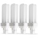 thumbnail image 1 of Bombilla CFL KOR 13W Pack de 4 unidades 3500K Base GX23-2, 1 of 7