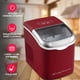 thumbnail image 3 of Máquina de hielo Frigidaire Retro Compact Bullet Ice 12 kg/día roja, 3 of 7
