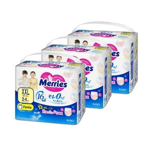 Merries Pants Super Jumbo Xxl 24X3 Pcs (320314)