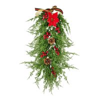 Bothyi - Corona De Lágrima De Navidad Decorativa Para Decoración De Navidad De Fondo De Festival