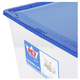 thumbnail image 2 of Caja Organizadora Multiusos Almacenamiento Modubox 30 Lts Color Transparente Tapa Azul, 2 of 3
