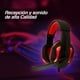 thumbnail image 2 of Audífonos gamer GH05 Luces Led con Micrófono Rojo, 2 of 6