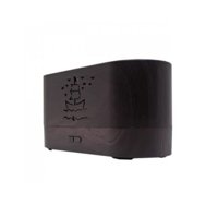 Importclick - Humidificador Y Difusor Aroma Diseño Chimenea Madera