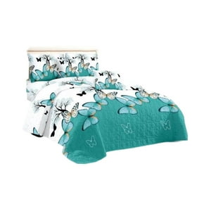 Genérico - Cubrecama Quilt 2 Plazas+2 Fundas Verano Fresco 13N65