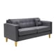 thumbnail image 2 of Sofa New Retro 3C Felpa 01 Gris, 2 of 6