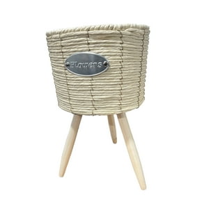 Oem - Macetero Tejido Porta Maceta Rustico 43X25Cm
