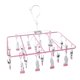 thumbnail image 5 of Tendedero Colgante Para Ropa, Colgador De Goteo, 23 Clips, Calcetines De Secado, Ropa, Color Rosa, 5 of 5