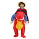 thumbnail image 3 of Disfraz Dinosaurio Inflable Para Niños Rojo, 3 of 6
