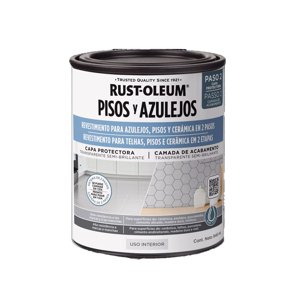 Rust-Oleum - Protector Para Pisos Y Azulejos Transparente Semi-Brilla 946 Ml
