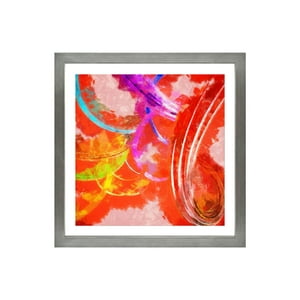 Ronda - Cuadro Lamina Moderna Abstracto Rojo