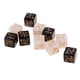 thumbnail image 1 of Juego De Dados De Resina De 6 Lados, Ayuda Para Ense?anza De Matemáticas, Dados Fraccionales, Negro + Blanco, 1 of 5