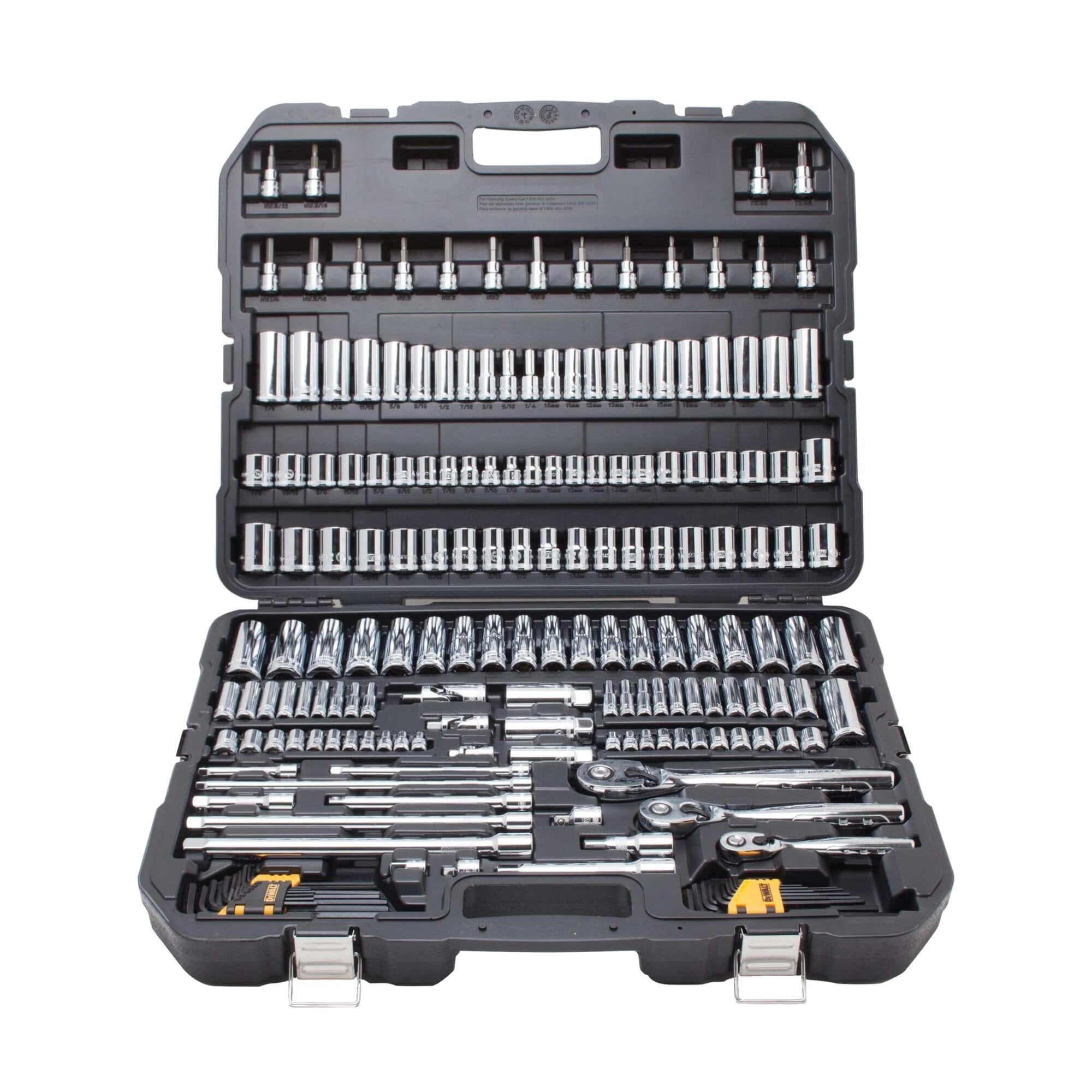 Juego De Herramientas Dewalt Mechanics De 192 Piezas Sae Y Métrico