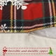 thumbnail image 4 of Fundas de almohada navideñas de 18 x 18 pulgadas, almohadas decorativas navideñas, funda de almohada de estilo rústico escocés, funda de cojín de lino y algodón para decoración del hogar, juego de 4, 4 of 7